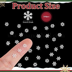 Аэрозольная краска латунные снежинки кабошоны&nbsp;MRMJ-WH0088-56