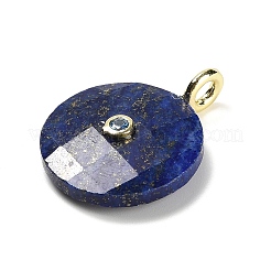 Граненые подвески из окрашенного натурального лазурита&nbsp;G-A287-02G-04