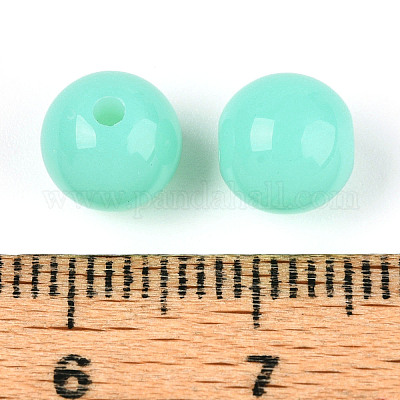 Флуоресценции акриловые бусины&nbsp;MACR-R517-8mm-06-1