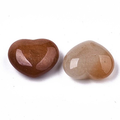 Натуральный красный авантюрин сердце любовь камень&nbsp;LS-G-N0326-56G-1