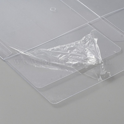 Портативная прозрачная пластиковая коробка для сэндвичей с рулетом из швейцарского торта CON-WH0095-13B-1