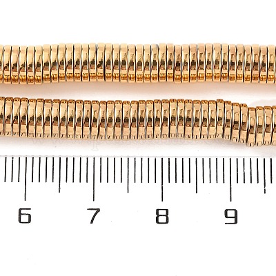 Гальванические нити из синтетических немагнитных гематитовых бусин G-H027-G01-04-1
