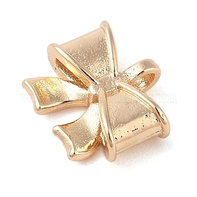 Латунные подвески с бантом&nbsp;LS-KK-N256-05G-1