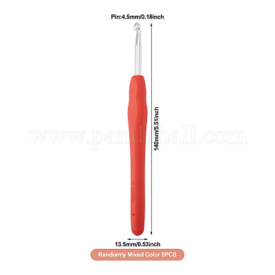 Крючок для вязания с алюминиевой ручкой tpr&nbsp;TOOL-TA0001-13B-1