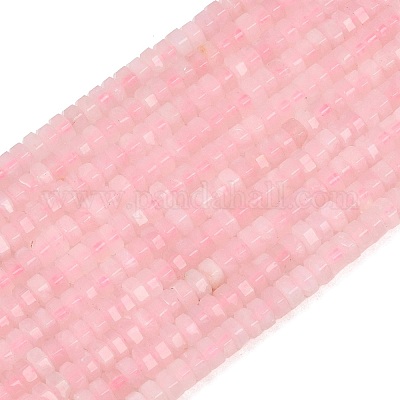Природного розового кварца нитей бисера&nbsp;G-G317-A20-3X6MM-1