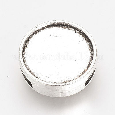 Тибетский стиль сплава шармы скольжения кабошон сеттинги&nbsp;LS-X-PALLOY-Q341-04AS-LF-1