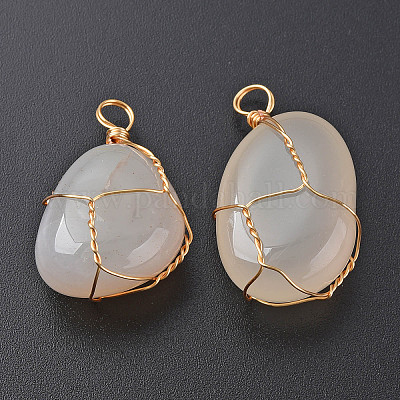 Подвески из натурального дендритного агата G-N332-50-14-1