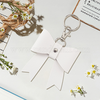 Брелки из искусственной кожи&nbsp;LS-KEYC-WH20816-001P-A-1