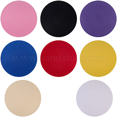 8 шт. 8-цветная основа для шляпы-фасинатора из ЭВА для шляпного магазина&nbsp;AJEW-GF0010-93-1