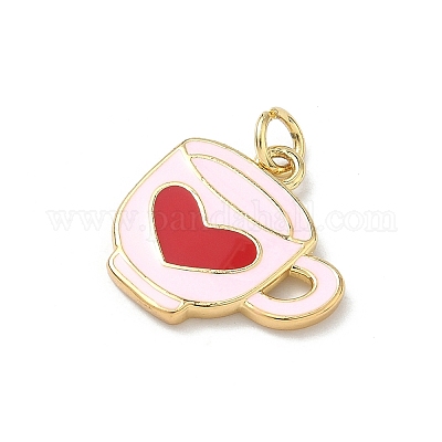 Латунь эмаль подвески&nbsp;KK-H255-11A-G-1