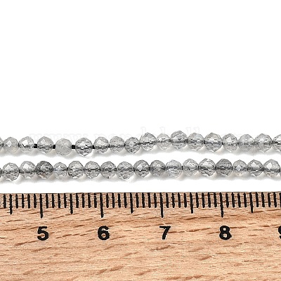 Природные лабрадорита бисер нитей&nbsp;G-H336-A08-02-1