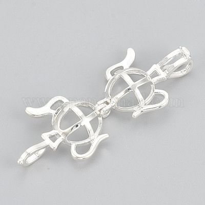 Подвески латуни медальон&nbsp;KK-Q748-015S-1