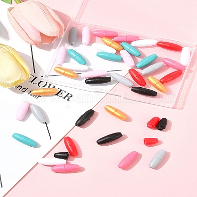 40 комплект пластиковых застежек 8 цветов&nbsp;KY-FS0001-37-1