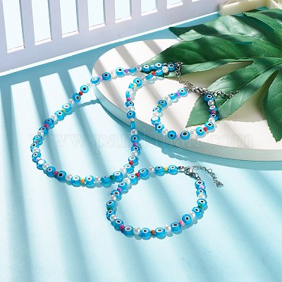 Бисера ожерелья&nbsp;SJEW-JS01225-1