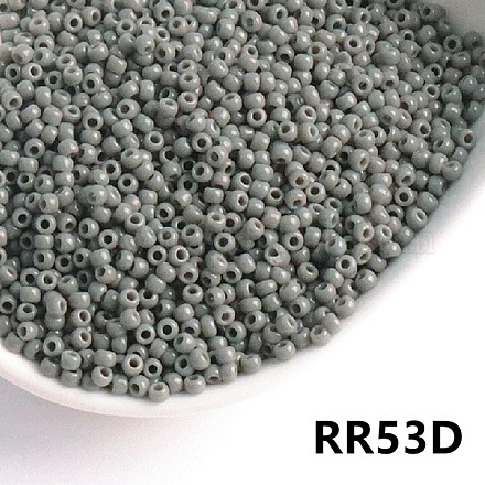 Непрозрачный 8/0 стеклянный бисер&nbsp;SEED-I013-3mm-RR53D-1