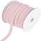 Cotton Twill Tape Ribbons, Herringbone Ribbons, for Sewing Craft, Pink, 3/8 inch(10mm)x0.84mm, about 80yards/roll(73.15m/roll)
