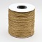 3-Ply Jute Cord, Jute String, Jute Twine, for Jewelry Making, Peru, 1.5mm, about 82.02 yards(75m)/roll