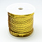 Plastic Paillette Beads, Sequins Beads, Ornament Accessories, Flat Round, Gold, 6mm, about 100yards/roll