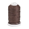 Waxed Polyester Cord, Flat, Coconut Brown, 1mm, about 76.55 yards(70m)/roll