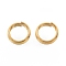 304 Stainless Steel Split Rings, Double Loops Jump Rings, Golden, 4x1mm, Inner Diameter: 3mm, Single Wire: 0.5mm