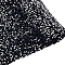 2Yards PET Paillette Velvet Fabric, Clothing Accessories, Black, 1680x0.5mm, 2yards/set