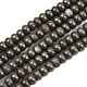 Природного пирита бисер нитей&nbsp;G-L647-D07-4x6mm-2