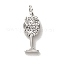 Кубические подвески из латуни с микропаве&nbsp;KK-U027-07P-03