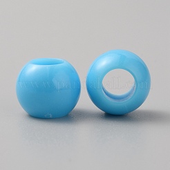 Европейский бусы акриловые&nbsp;MACR-WH0007-100C