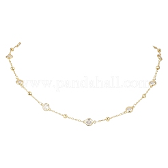 Латунные ожерелья-сателлиты&nbsp;NJEW-JN05254