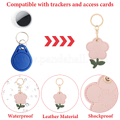 1шт брелок из искусственной кожи с подвесками&nbsp;KEYC-SP0001-47B