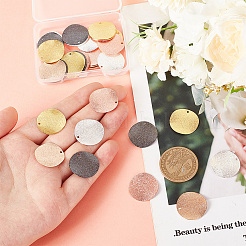 30шт 5 цвета латунные подвески&nbsp;KK-PH0009-57