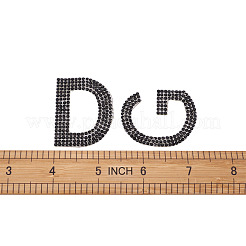 Блестящие термоклеящиеся стразы нашивки&nbsp;DIY-CD0001-10F