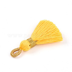 Кулон с кисточкой из поликоттона (полиэстер)&nbsp;FIND-N006-01F