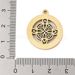 Подвески из нержавеющей стали 304 со стразами в виде консервированных свежих цветов&nbsp;STAS-S139-01G-08