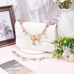 2 шт. 2 стиля розовая цинковая эмаль бант сердце подвеска кабель цепочка кошелек цепи&nbsp;FIND-BBC0004-58