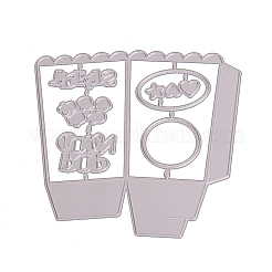 Поп-корн коробка рамка из углеродистой стали резки трафареты&nbsp;LS-DIY-F036-30