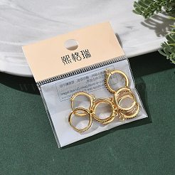 Латунные серьги-кольца из прозрачного кубического циркония&nbsp;XGR0154G-96G