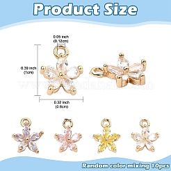 10 шт. Латунные подвески&nbsp;KK-YW0004-05