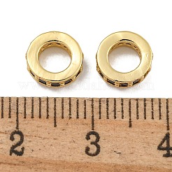 Покрытие стойки латунь микропаве прозрачные кубические циркониевые бусины&nbsp;KK-U030-32G-05