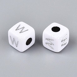 Непрозрачные акриловые бусины&nbsp;SACR-T035-03W