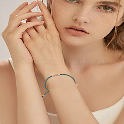 2шт 2 цвета латунные бусины плетеные браслеты из бусин для мужчин и женщин&nbsp;BJEW-LP0012-21