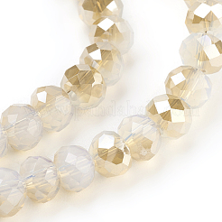 Стеклянные бусины с гальваническим покрытием &nbsp;X-GLAA-K027-HR-A01