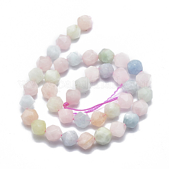 Природные морганит нитей бисера&nbsp;G-K303-B03-10mm