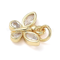 Латунные микро проложить кубического циркония подвески&nbsp;ZIRC-I356-30G