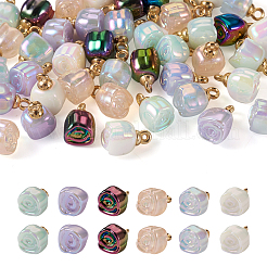 42 шт. 7 стильные гальванические акриловые подвески&nbsp;MACR-TA0001-26