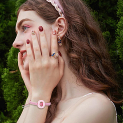 2 набор из 52 шт. непрозрачных акриловых бусин&nbsp;OACR-SP0001-89