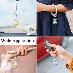 10 цвет стеклянные подвески-ангелы из бисера&nbsp;PALLOY-CJ00089