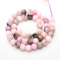 Природного кварца нитей бисера&nbsp;G-N355-8mm-52