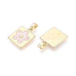 Латунь с эмалевыми подвесками&nbsp;KK-T073-56B-G