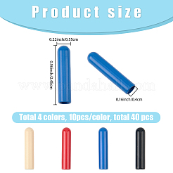 40 шт. двухцветный литой наконечник шнура&nbsp;FIND-GF0008-47B